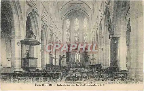 Cartes postales Blois Interieur de la Cathedrale