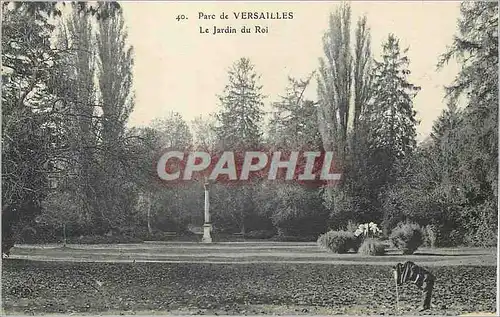 Cartes postales Parc de Versailles Le Jardin du Roi Photographe