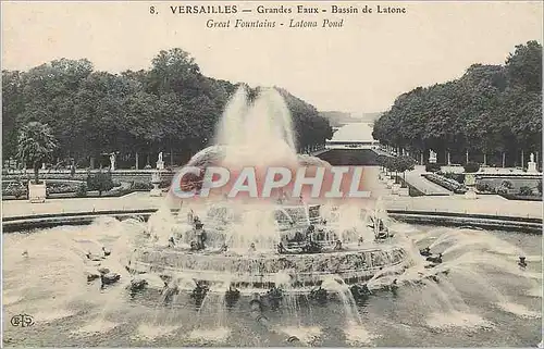 Cartes postales Versailles Grandes Eaux Bassin de Latone