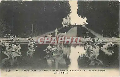 Ansichtskarte AK Versailles Le Parc Allee des Marmousets