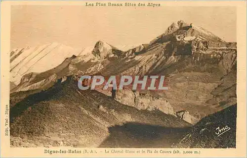 Cartes postales Digne les Bains (B A) Les Plus Beaux Sites des Alpes Le Cheval Blanc