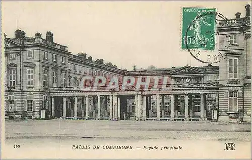 Cartes postales Palais de Compiegne Facade Principale