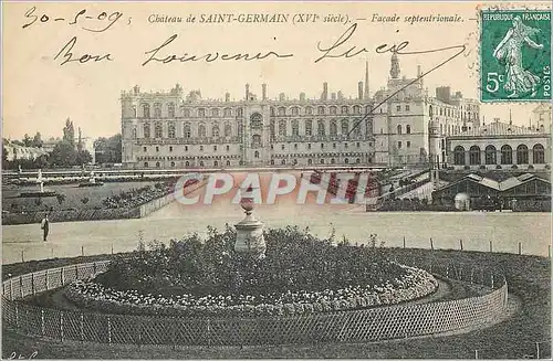 Cartes postales Chateau de Saint Germain (XVIe Siecle) Facade Septentrionale