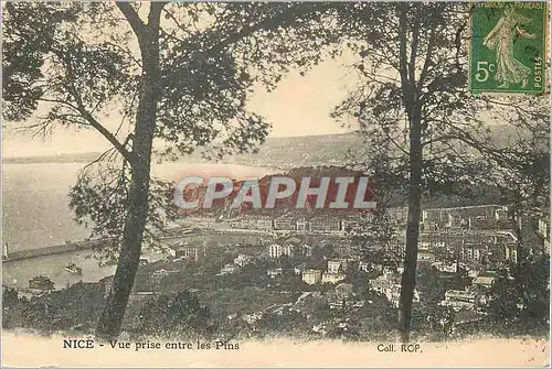 Cartes postales Nice Vue prise entre les Pins