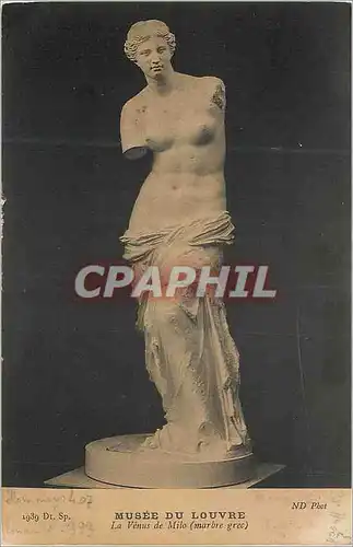 Cartes postales Musee du Louvre La Venus de Milo (Marbre Grec)