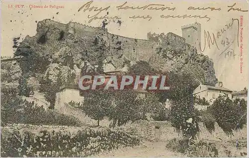Cartes postales Le Puy Chateau de Polignac