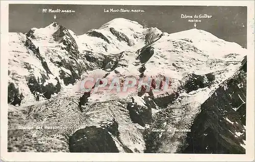 Cartes postales moderne Chamonix Le Mont Blanc vu du Brevent