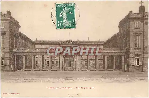 Ansichtskarte AK Chateau de Compiegne Facade principale