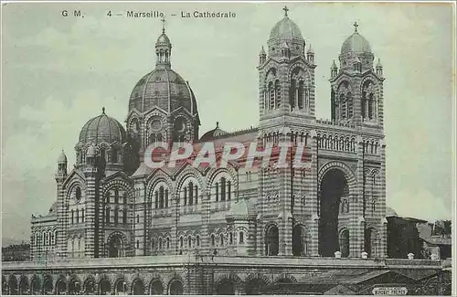 Cartes postales Marseille La Cathedrale