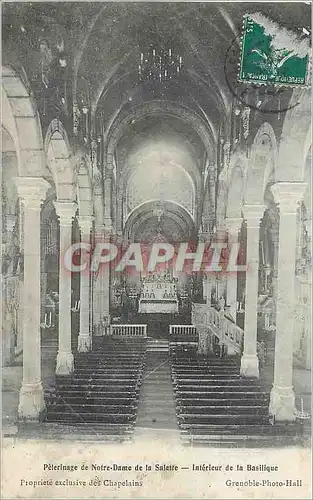 Ansichtskarte AK Pelerinage de Notre Dame de la Salette Interieur de la Basilique