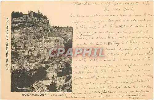 Cartes postales Rocamadour (Cote Midi) (carte 1900)