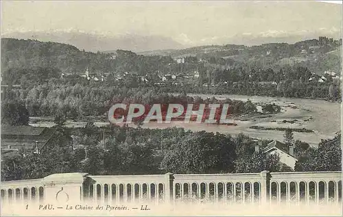 Cartes postales Pau La Chaine des Pyrenees