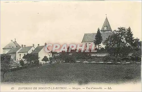 Cartes postales Environs de Nogent le Rotrou Margon Vue d'ensemble