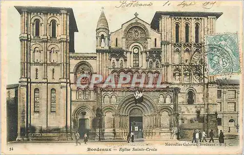 Cartes postales Bordeaux Eglise Sainte Croix