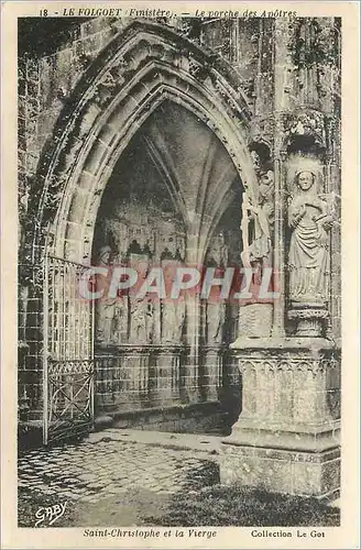 Cartes postales Le Folgoet (Finistere) Le Porche des Apotres