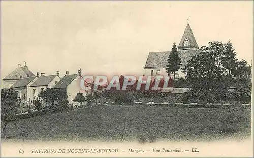 Cartes postales Environs de Nogent Le Rotrou Margon Vue d'ensemble