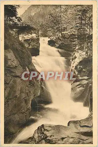 Ansichtskarte AK Cascade du Cerisey (alt 1235 m)Les Pyrenees La Douce France Route du Pont d'Espagne