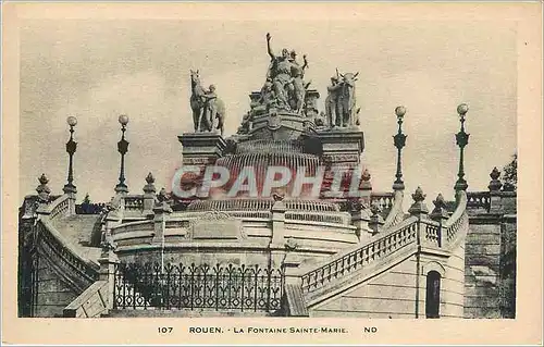 Cartes postales Rouen La Fontaine Sainte Marie