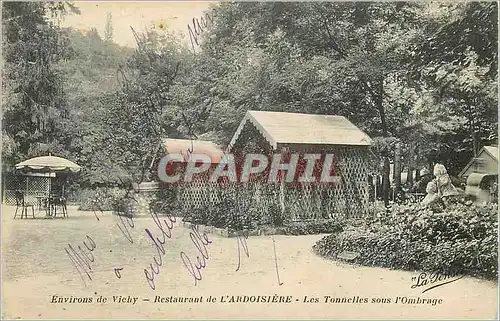 Cartes postales Environs de Vichy Restaurant de l'Ardoisiere Les Tonnelles sous l'Ombrage
