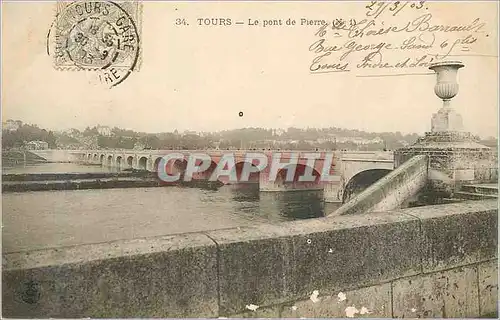 Cartes postales Tours Le Pont de Pierre
