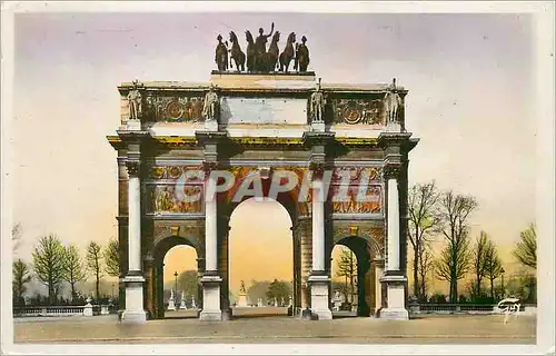 Moderne Karte Paris et Ses Merveilles Arc de Triomphe du Carrousel