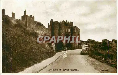 Moderne Karte Approach to Dover Castle