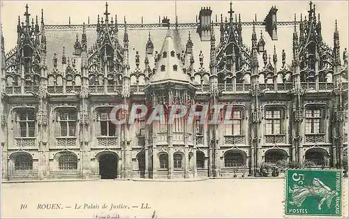 Cartes postales Rouen Palais de Justice