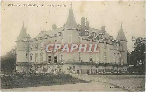 Cartes postales Chateau de Rambouillet Facade Midi