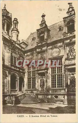 Ansichtskarte AK Caen L'Ancien Hotel de Valois Cachet perl� Fort Mahon