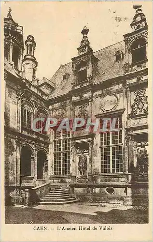 Cartes postales Caen L'Ancien Hotel de Valois Cachet perl� Fort Mahon