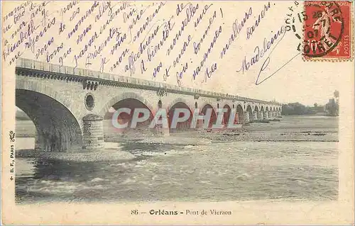 Cartes postales Orleans Pont du Vierzon