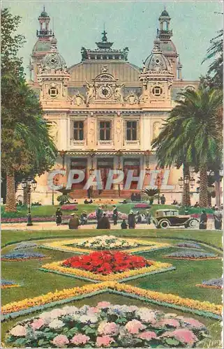 Moderne Karte Monte Carlo Cote d'Azur La Douce France