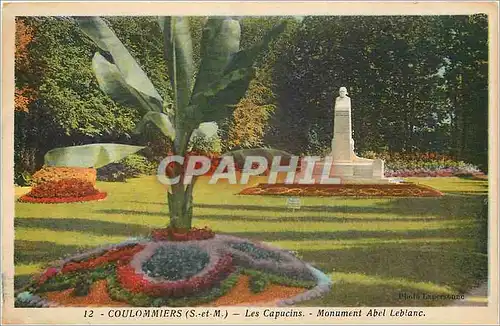 Cartes postales Coulommiers (S et M) Les Capucins Monument Abel Leblanc
