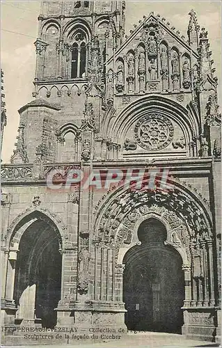 Cartes postales Vezelay Collection Sculptures de la Facade du Clocher