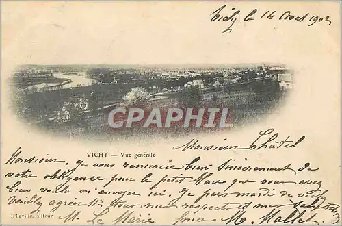 Cartes postales Vichy Vue Generale (carte 1900)