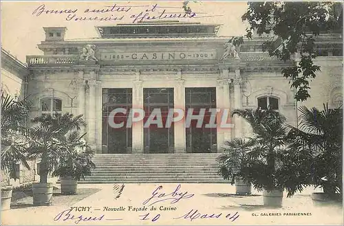 Ansichtskarte AK Vichy Nouvelle Facade du Casino (carte 1900)