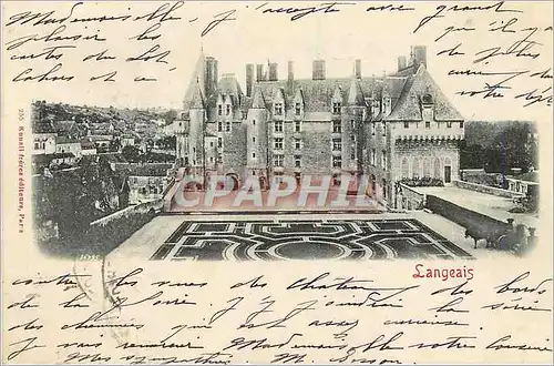 Cartes postales Langeais (carte 1900)