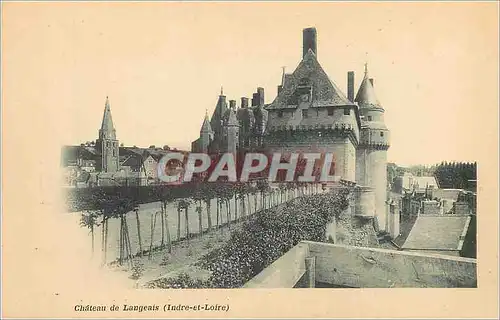 Cartes postales Chateau de Langeais (Indre et Loire) (carte 1900)