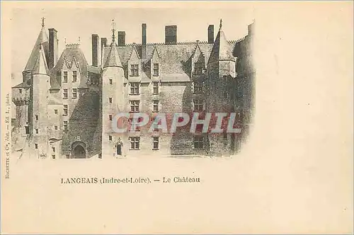 Cartes postales Langeais (Indre et Loire) Le Ch�teau (carte 1900)