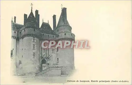 Cartes postales Chateau de Langeais Entree principale (Indre et Loire) (carte 1900)