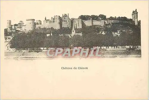 Cartes postales Chateau de Chinon (carte 1900)