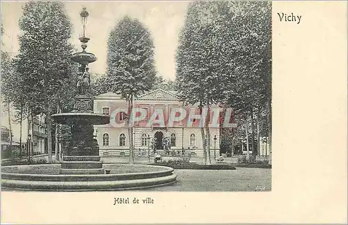 Cartes postales Vichy Hotel de Ville (carte 1900)