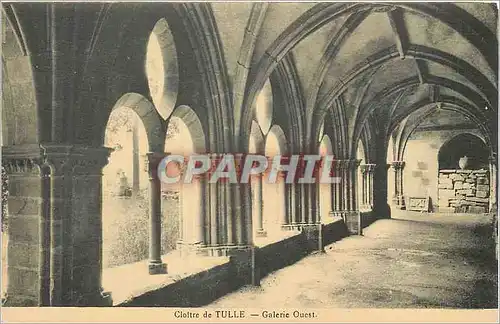 Cartes postales Cloitre du Tulle Galerie Ouest