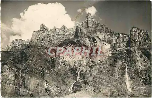 Moderne Karte Sixt Fer a Cheval (Haute Savoie) La Corne du Chamois