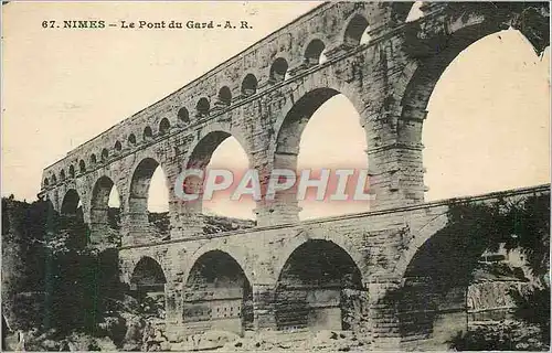 Cartes postales Nimes Le Pont du Gard