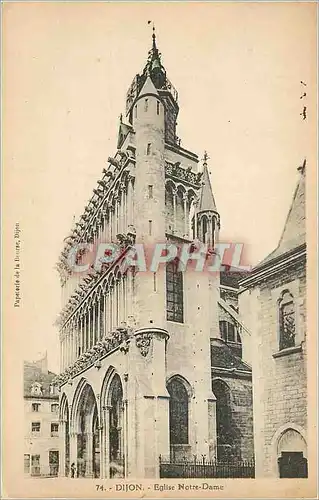 Cartes postales Dijon Eglise Notre Dame