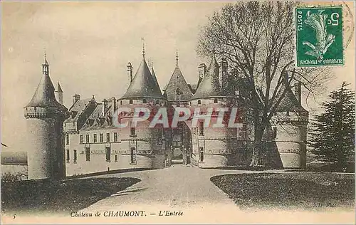 Cartes postales Chateau de Chaumont L'Entree