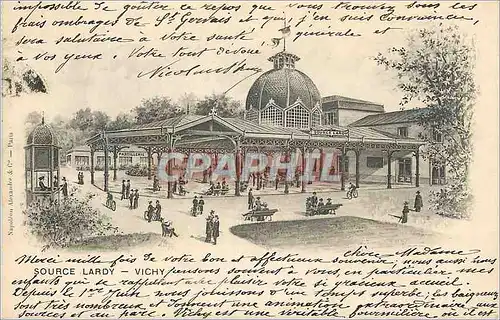 Cartes postales Vichy La Source Lardy (carte 1900)