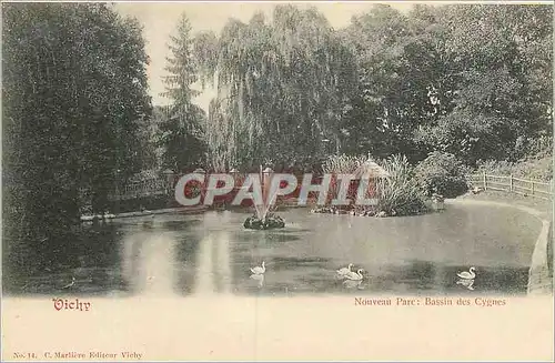 Ansichtskarte AK Vichy Nouveau Parc Bassin des Cygnes