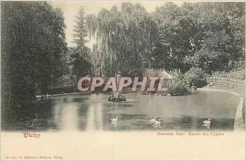 Cartes postales Vichy Nouveau Parc Bassin des Cygnes